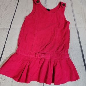 GAP Corduroy pink Skirt Romper 4T